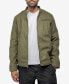 Фото #1 товара Men's Quilted Sleeves with Faux Shearling Lining Faux Suede Jacket