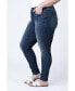 ფოტო #1 პროდუქტის Plus Size Denim Mid Rise Skinny Jeans