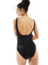 Weekday Desert swimsuit in black exclusive to ASOS