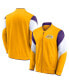 ფოტო #4 პროდუქტის Men's Gold, Purple Los Angeles Lakers League Best Performance Full-Zip Top