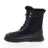 Emu Australia Snowy W12785 Womens Black Leather Lace Up Casual Dress Boots