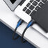 Kabel przewód USB - USB 2.0 1m czarny