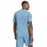 Фото #4 товара Мужская футболка спортивная голубая для бега adidas Squadra 21 JSY M GN6726