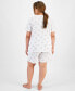 Фото #2 товара Plus Size Cotton Floral Bermuda Pajamas Set, Created for Macy's