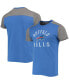 Фото #1 товара Men's Royal, Gray Buffalo Bills Field Goal Slub T-shirt