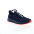 French Connection Cannes FC7089L Mens Blue Canvas Lifestyle Sneakers Shoes 11.5