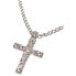 URBAN CLASSICS Diamond Cross Necklace