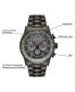 ფოტო #9 პროდუქტის Eco-Drive Men's Chronograph Nighthawk Gray Stainless Steel Bracelet Watch 43mm