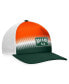 Men's Green, Orange Miami Hurricanes Daybreak Foam Trucker Adjustable Hat