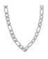 ფოტო #3 პროდუქტის Men's Stainless Steel Accented 10mm Figaro Chain Link 24" Necklaces