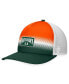 Фото #1 товара Men's Green, Orange Miami Hurricanes Daybreak Foam Trucker Adjustable Hat