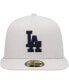 ფოტო #4 პროდუქტის Men's Khaki Los Angeles Dodgers Stone Dim Undervisor 59FIFTY Fitted Hat