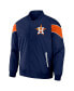 Men's Darius Rucker Collection by Navy Houston Astros Baseball Raglan Full-Snap Jacket