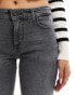 Bershka high waisted flared jeans in grey