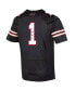 ფოტო #2 პროდუქტის Men's Number 1 Black Texas Tech Red Raiders Throwback Special Game Jersey