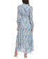 Yal New York Tiered Shirtdress Women's Blue M