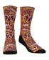 Фото #1 товара Youth Boys and Girls Socks Burgundy Washington Commanders Logo Sketch Crew Socks