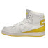 Фото #5 товара Diadora Mi Basket Used High Top Mens White Sneakers Casual Shoes 158569-C9326