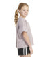 ფოტო #3 პროდუქტის Big Girls Short Sleeve Loose Box T-shirt