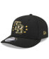 Фото #2 товара Men's Black Tampa Bay Rays 2024 Armed Forces Day Low Profile 9FIFTY Snapback Hat