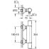 Thermostatischer Duschmischer - GROHE Precision Start - 345942430 - Mattschwarz - Aufputz-Wandmontage - Wassersparend