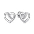 Romantic white gold earrings Hearts 745 239 001 00909 0700000