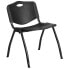Фото #4 товара Hercules Series 880 Lb. Capacity Black Plastic Stack Chair