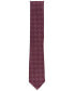 Фото #2 товара Men's Crest Geometric-Print Slim Tie, Created for Macy's
