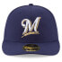 Фото #2 товара [70360650] Mens New Era MLB Milwaukee Brewers 2017 Low Profile Authentic 5950