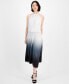 ფოტო #1 პროდუქტის Women's Ombré Pleated Midi Dress