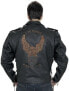 Leather jacket for Biker Chopper Motorcycle Jacket Motorbike Leather Jacket Rocker Punk