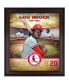 Фото #1 товара Lou Brock St. Louis Cardinals Framed 15" x 17" Hall of Fame Career Profile