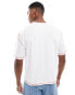 Фото #3 товара ASOS DESIGN relaxed boxy t-shirt with contrast stitch inwhite