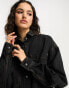 Фото #3 товара ASOS DESIGN denim oversized shirt in washed black