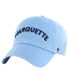 ფოტო #1 პროდუქტის 47 Brand Men's Light Blue Marquette Golden Eagles Clean Up Adjustable Hat