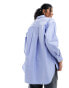 Фото #6 товара Vero Moda Aware oversized oxford shirt in blue