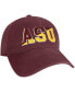 ფოტო #4 პროდუქტის Men's Maroon Arizona State Sun Devils Varsity Letter Adjustable Hat