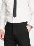 New Look slim suit trouser in black