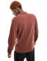 Фото #6 товара Fred Perry long sleeve logo polo in whisky brown