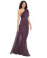 ფოტო #3 პროდუქტის Women's Vida Ruffled One-Shoulder Ball Gown