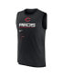 Фото #2 товара Men's Black Cincinnati Reds Exceed Performance Tank Top