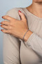 Фото #3 товара Beautiful silver bracelet with zircons BRC110W