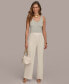 ფოტო #4 პროდუქტის Women's Flat Front Wide Leg Pants