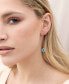 Barely 18k Crystal Dangle Earrings