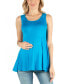 Scoop Neck Sleeveless Maternity Tank Top Турк, 3 XLarge - фото #1