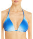 Фото #1 товара Aqua Swim 285400 Women Ombre Triangle Bikini Top Swimwear, Size Large