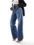 Mango double waistband jeans in blue 32 - фото #5