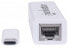 Фото #5 товара Manhattan USB-C to Gigabit (10/100/1000 Mbps) Network Adapter - White - Equivalent to US1GC30W - supports up to 2 Gbps full-duplex transfer speed - RJ45 - Three Year Warranty - Blister - Wired - USB Type-C - Ethernet - 100 Mbit/s - White
