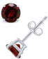 Фото #2 товара Серьги Macy's garnet Stud