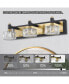 Фото #8 товара LED 3-Light Modern Crystal Bathroom Vanity Light Over Mirror Bath Wall Lighting Fixtures